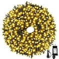 thumbnail image 1 of Luces navideñas MZD8391 1000 LED, 100 m, 8 modos, blanco cálido, 1 of 9