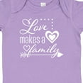 thumbnail image 4 of Inktastic Love Makes a Family Hearts and Arrow Boys or Girls Baby Bodysuit, 4 of 5
