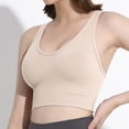 thumbnail image 3 of Hinvhai Women's Sports Bra Beautiful Back Yoga Sports Bra Ladies Bra Underwear Vest On Clearance Beige XL(XL), 3 of 7