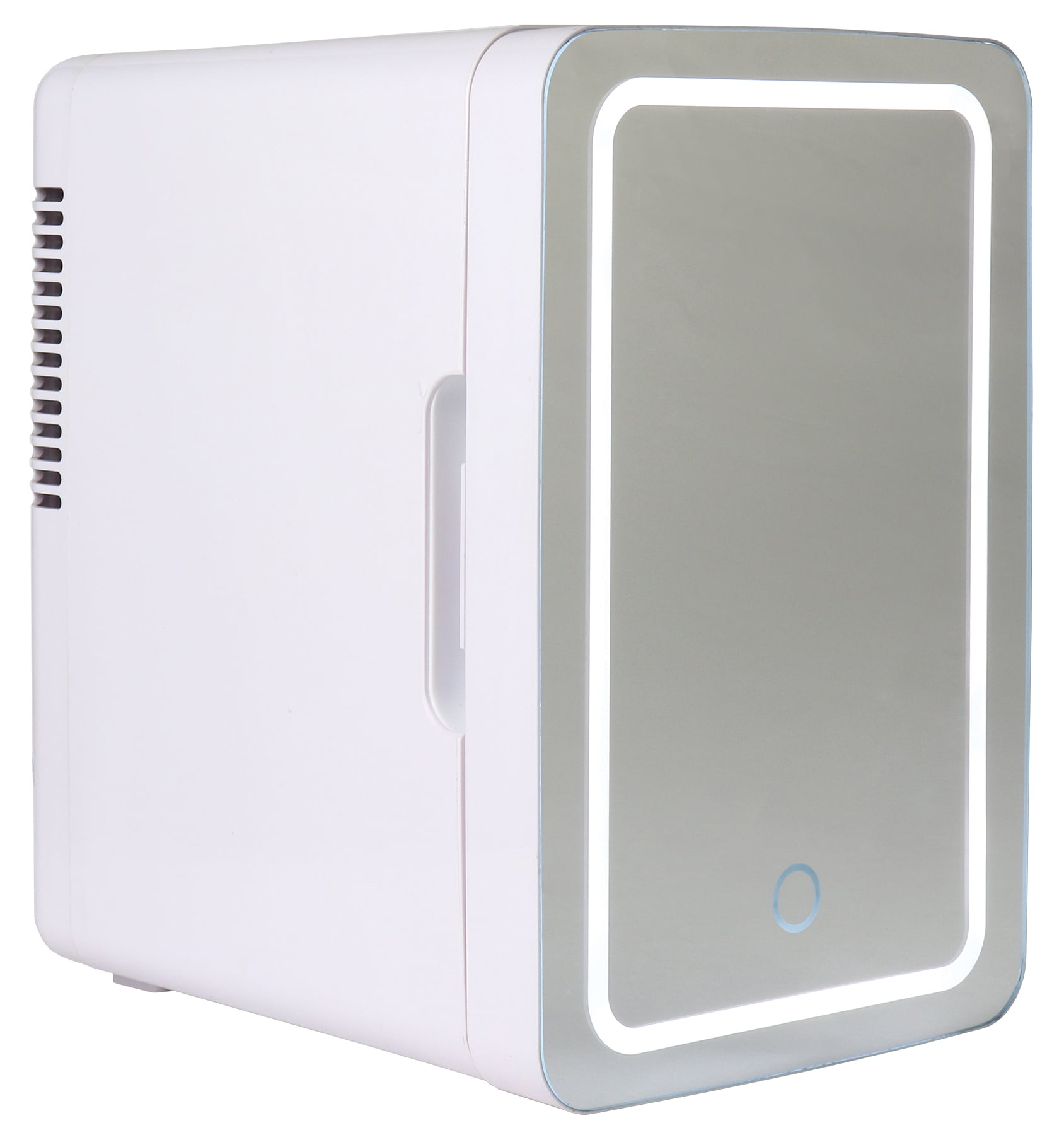 Koolatron Mirrored LED Mini Cooler/Mini Fridge for Cosmetics, Beverages