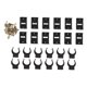 thumbnail image 5 of BRIGHTFUFU 1Jgo Clips Plinth Para Patas De Mueble Cocina Accesorio De Plástico Negro, 5 of 8