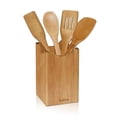 thumbnail image 1 of FURINNO Dapur Bamboo Kitchen Utensil with Holder, Natural, 1 of 3