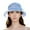 Blue, variant on Hats for Women Winter Hat Women's Summer Sun Hat Temperament Versatile Lightweight Sun Basin Bride Wedding Tea Party Summer Sun Hat Ms. Outdoor Elegant Temperament Fabric Sun Hat