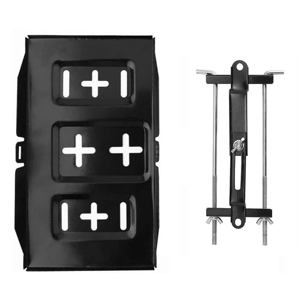 Kit de bandeja de sujeción de batería universal genérico para automóviles, embarcaciones y aplicaciones marinas. Longitud del tornillo 27 cm.