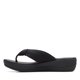thumbnail image 3 of Clarks Sandalia casual para mujer negro/negro 11, 3 of 5