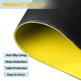 thumbnail image 5 of Noise Reducing Anti-Slip Table Cover Pad | Portable Game Mat for Mahjong, Poker, Cards, Dominoes with Carry Bag (Yellow), 5 of 9