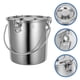thumbnail image 4 of Stainless Steel Oil Bucket Rice Bucket Milk Holder Oil Jug with Sealed Lid and Handle, 4 of 4