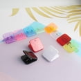 thumbnail image 2 of 10Pcs Square Paper Clip Acrylic Paper Clamps File Organiser Clip for Craft Food Bag Document Receipt Photo Organization Yellow, 2 of 5