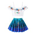 thumbnail image 1 of 2023 Encanto Charm Isabella niñas traje de baño princesa disfraz verano 2 uds zhangmenya  LED, 1 of 2
