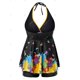thumbnail image 2 of Tankini Talla Extra Estampado Salpicadura Pintura Rosegal Camisetas tallas grandes, 2 of 5