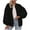 Black, variant on APEXFWDT Women's Zip-Up Sweatshirts Jacket Stand Collar Long Sleeve Casual Athletic Outerwear Versatile Activewear,M,Black