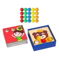 thumbnail image 1 of Rompecabezas de clavijas a juego de colores, juguete de rompecabezas de uñas, juguete sensorial, tablero de clavijas, rompecabezas para niñas y niños, 1 of 8