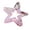 Pink, variant on Crystal Candy Colored Hair Clip Dazzling Hollowed Out Pointed Star Hair Claw Stylish Elegant Acrylic Barrettes For Women Girls