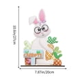 thumbnail image 3 of Decoraciones de Pascua, adornos de Pascua, regalos de Pascua, jardinería en macetas japonesas, macetas suculentas, adornos de escritorio en macetas, plantas de conejo, adornos, 3 of 6