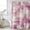 Pink, variant on Pink Ombre Shower Curtain, Waterproof Shower Curtains for Bathroom, Gradient Abstract Art Vintage Washable Fabric Bathtub Curtain Set Bath Decor with 12 Hooks Standard 72"x72"