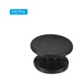 thumbnail image 3 of Unique Bargains Plastic Button Charm, 10 x 8mm Dia Button Accessories, Black 100 Pack, 3 of 4