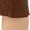 Chestnut Brown, variant on Ribbed Knit Midi Dress with Choker Collar