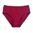 thumbnail image 1 of B91xZ Culottes en Coton Couleur Unie pour Femmes, Rouge L, 1 of 5