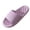 Purple, variant on Xfvqtps Shower Shoes for Mens and Womens Couples Slide Hollow Crisscross Sole Quick Drying Lightweight Non Slip Open Toe Solid Color Indoor Beach PVC Slipper Black