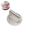 thumbnail image 3 of serony Presse à Burger en Acier Inoxydable Largement Utilisée Presse à Viande Ronde Résistante à la Chaleur pour Grill Cuisine Maison Barbecue Extérieur, 3 of 7