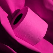 Renova Luxury Scented Colored Toilet Paper 2 Rolls 3-Ply Bath Tissue - Pack 2 Rolls Pink