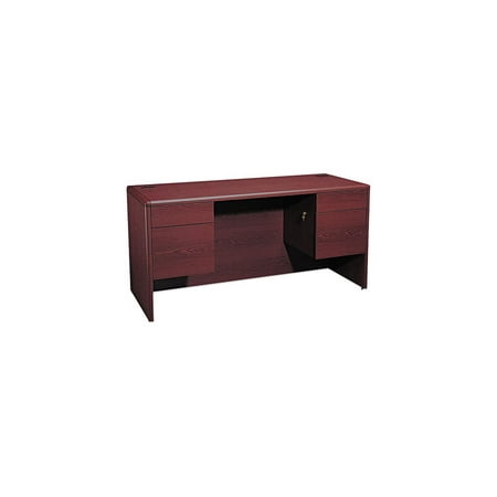 HON 10765NN 10700 Kneespace Credenza, 3/4 Height Pedestals, 60w x 24d x 29-1/2h, Mahogany