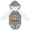 thumbnail image 3 of Inktastic Happy Thanksgiving Holiday Raccoon Boys or Girls Long Sleeve Baby Bodysuit, 3 of 5