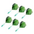 thumbnail image 2 of Paquete vástagos de dardo y  con accesorios de rosca Verde shamjiam Dart Shafts con Vuelos, 2 of 9