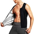 thumbnail image 5 of Lilvigor Sauna Vest with Zipper Men Sauna Suit Waist Trainer Workout Tank Top Body Shaper Compression Shirt, 5 of 6