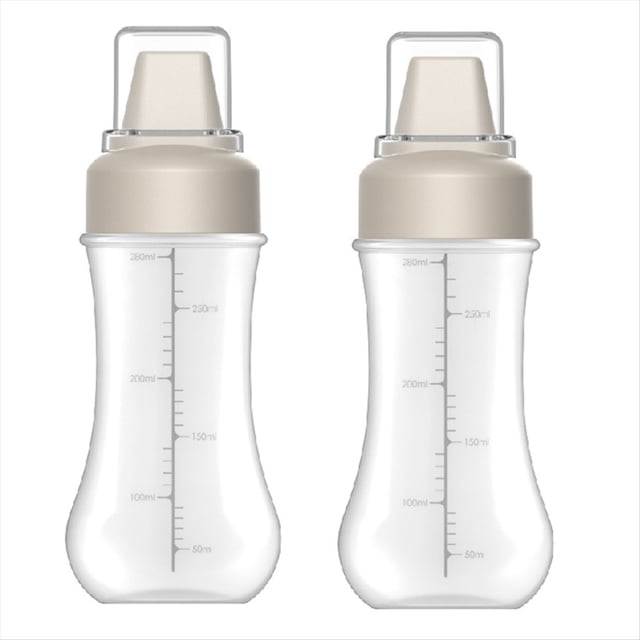 Botella Exprimible con Múltiples Orificios, para Condimentos, con Escala para Alimentos de Cocina, 350 Ml A