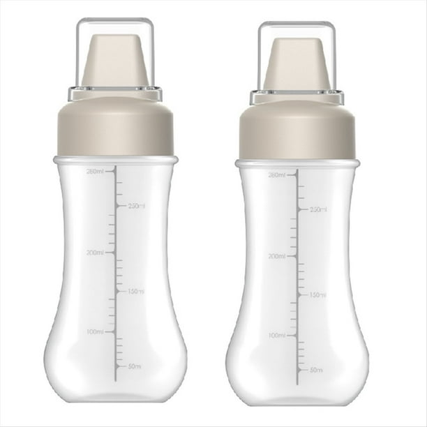 Botella Exprimible con Múltiples Orificios, para Condimentos, con Escala para Alimentos de Cocina, 350 Ml A
