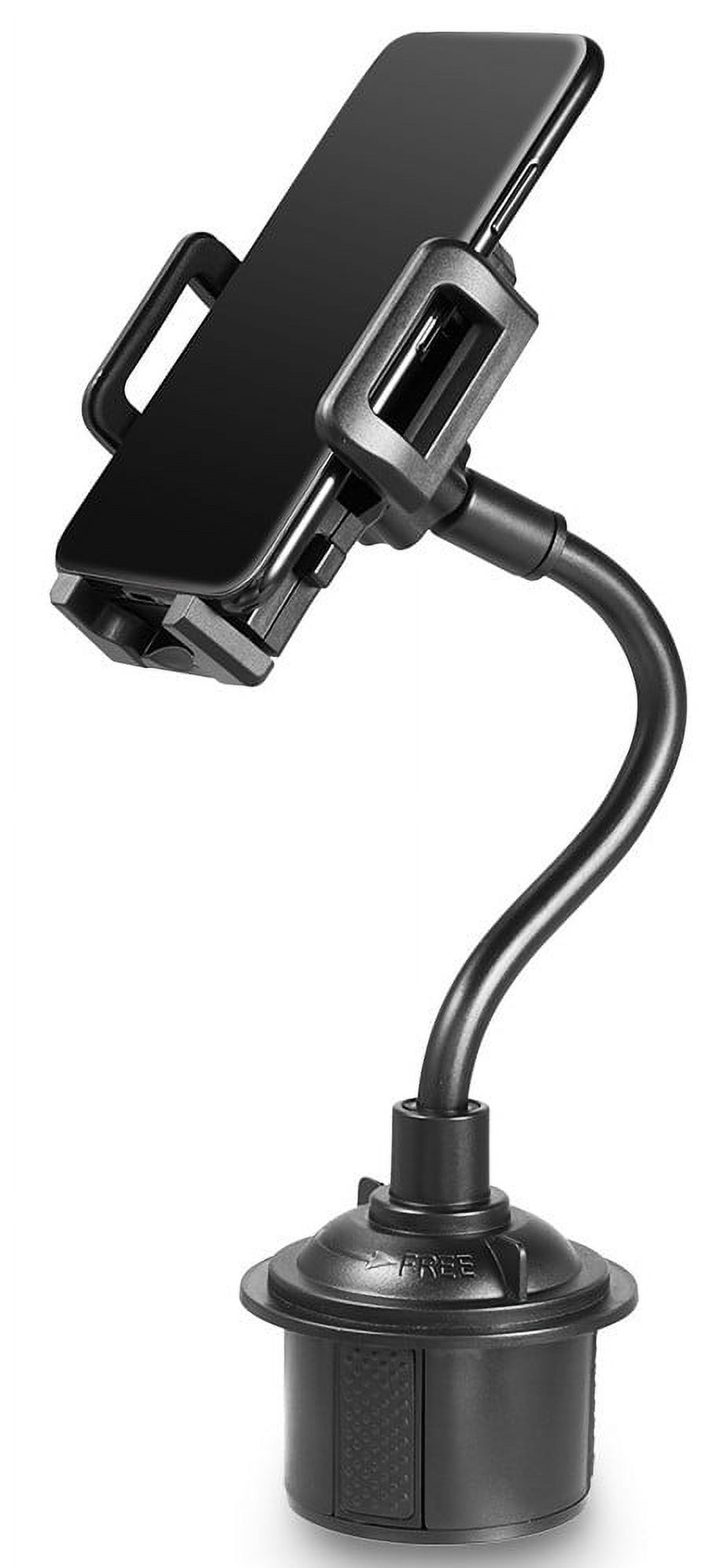Car Phone Mount, Nakedcellphone Cup Holder Adjustable/Universal for iPhone 12 11 Pro XR, Motorola RAZR 5G, One, Moto G, Jitterbug Smart2, Galaxy Z Flip - image 2 of 9