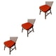 thumbnail image 5 of Wosthever Cojines transpirables para silla con forma de pezuña de caballo, tela de lino de estilo chino para sentarse cómodamente, esponja de Type1 NO1, 5 of 6
