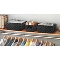 thumbnail image 2 of Whitmor Woven Strap Storage Baskets - Black - Set of 3, 2 of 6