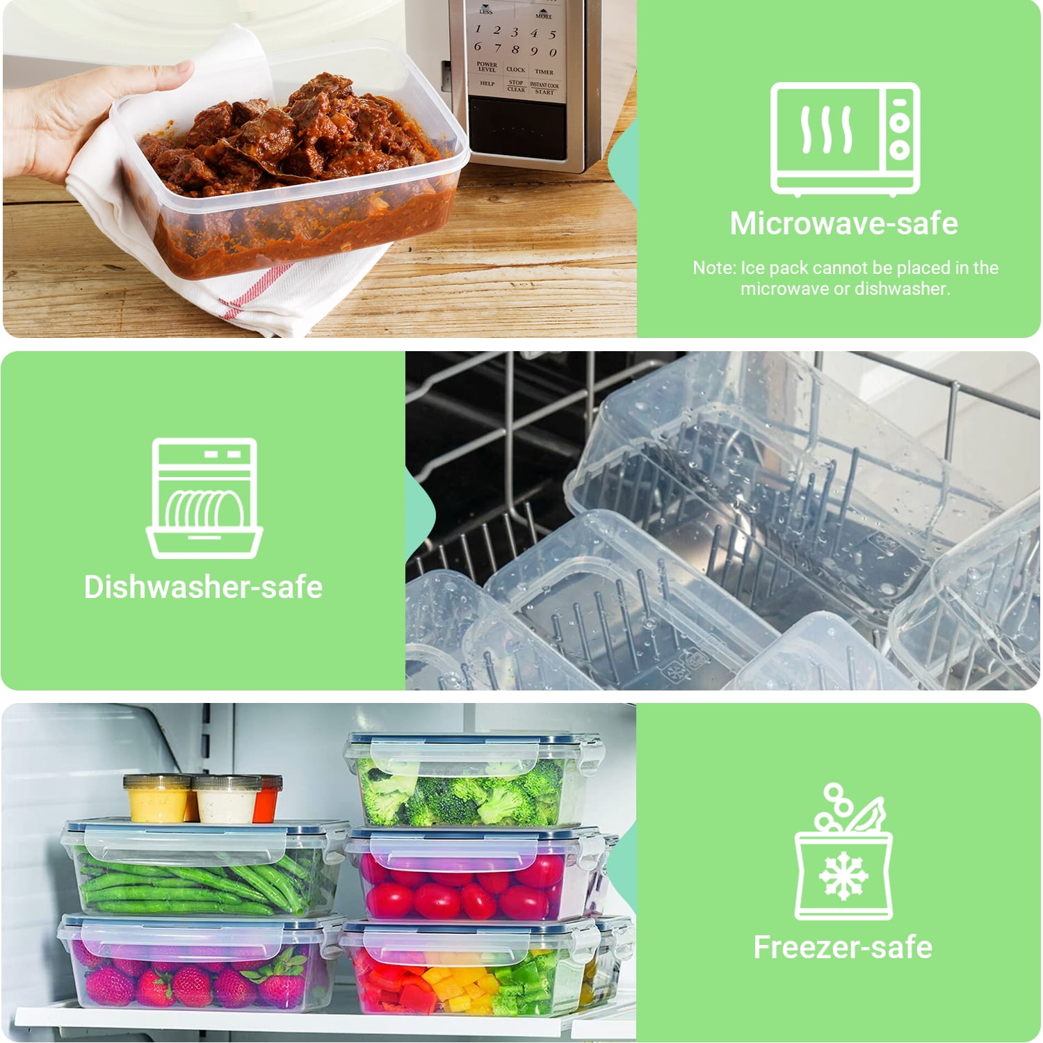 TINANA Airtight 52-Piece Food Storage Containers – BPA Free Pantry Solution