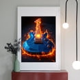thumbnail image 2 of Diamond Art Kits for Adults - 5d Guitar Ablaze in Flames Diamond Painting for Adults, Diamond Art for Adults Beginners, Diamond Painting Kits for Adults for Home Wall Decor, 2 of 7