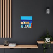 Beach Shops Dreaming - Canvas