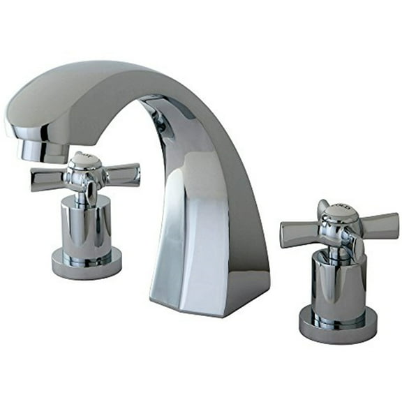 Kingston Brass Roman Tub Faucet, Polished Chrome, Deck Mount KS4361ZX