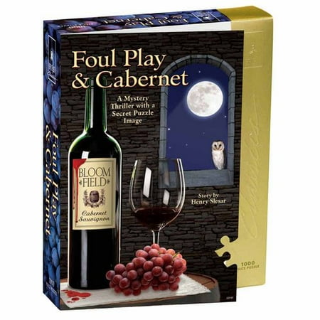 Bepuzzled Classic Mystery: Foul Play & Cabernet Jigsaw Puzzle - 1000pc
