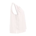 thumbnail image 4 of Blusa George para Dama, Kimona Cuello Tipo Mao, Plisado en Hombros, Tablon en Escote Blanco Talla G, 4 of 4