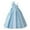 A-Sky Blue233, variant on XUELUO Big Girls Dresses Blue One-Shoulder Bow Detail Long Max Flared Gown Elegant Dress For Evenings & Formal Occasions