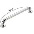 thumbnail image 5 of Wall Mounted Safety Handle, Stainless Steel Space Saving Support for Wet Areas, Concealed Screws, Corrosion-resistant Design 12 Inch, 5 of 5
