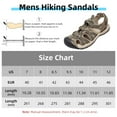 thumbnail image 4 of CAMEL Men's Hiking Sandals Waterproof Breathable Sandals Closed Toe Water Sandals Beach Shoes, 4 of 8