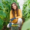 thumbnail image 7 of HOMEIORA Womens Gardening Weeding Working Gloves, Leather Garden Glove for Women Thorn Proof No Stab for Digging, Planting, Pruning, M, 1 Pair, 7 of 7