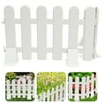 thumbnail image 3 of Zhiyie 2-Pack Small Plastic Garden Fence for Indoor and Outdoor Courtyard Decoration, Decorative Barrier, 3 of 10