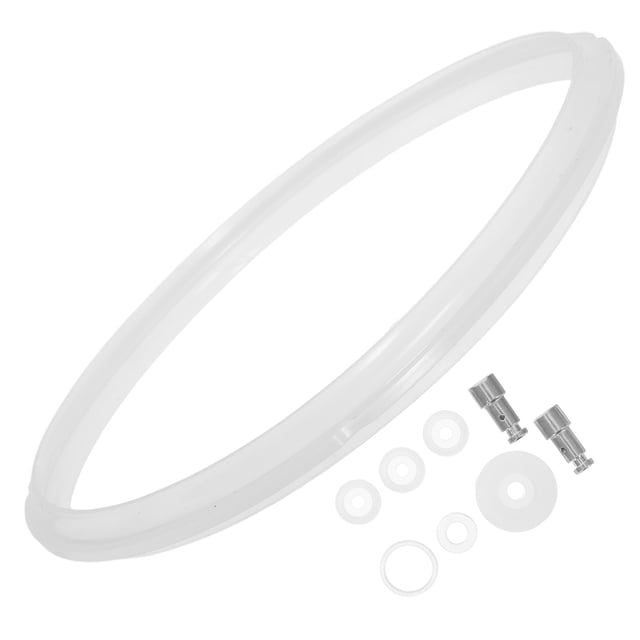 Minkissy Silicone Cooker Gasket 1 Set Metal Reinforced Sealing Ring for Electric Pressure Cooker Nutrient Preservation