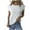 White, variant on zbxnLI Women's Casual Stylish T Shirts Short Sleeve Crewneck Loose Basic Summer Comfortable Tee Tops for Women