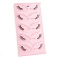 thumbnail image 3 of YSDO 5 Pairs Fluffy Mink False Eyelashes Natural Long Fluffy Lashes Makeup 5pairs M41 Lashes, 3 of 5