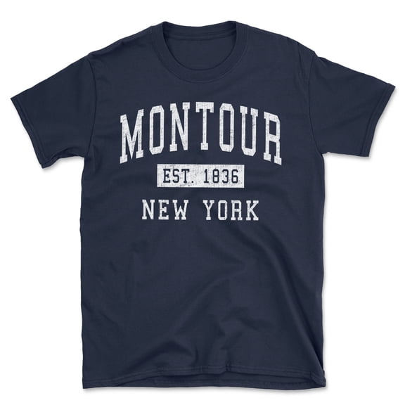 Montour New York Classic Established Men's Cotton T-Shirt