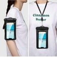 thumbnail image 4 of MATEPROX Waterproof Phone Pouch with Lanyard/Arm/Waist Strap, [2 Packs] Style Universal Water Proof Case Bags for iPhone 16 15 14 13/12/11 Pro Max/XR/SE/Galaxy S22 S24, Black, 4 of 6
